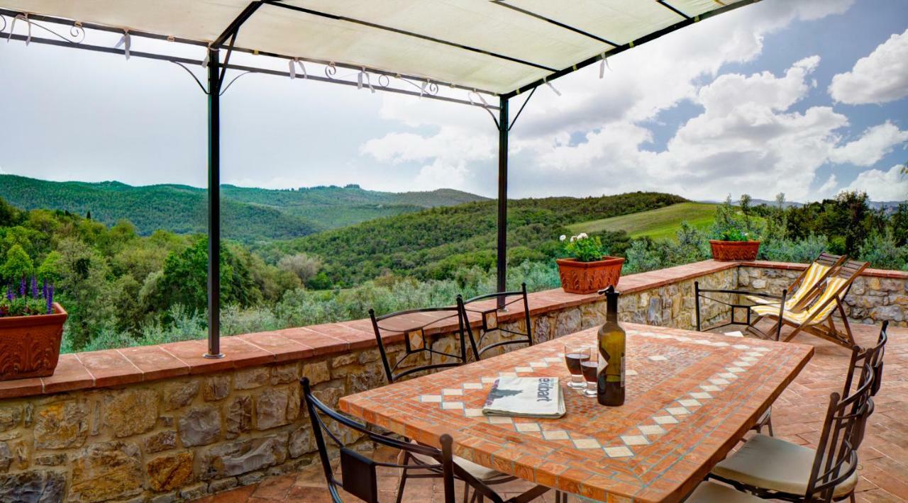 Campo Al Sole Villa Gaiole in Chianti Bagian luar foto